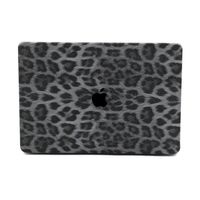 Lunso MacBook Pro 13 inch M1/M2 (2020-2022) cover hoes - case - Leopard Pattern Grey