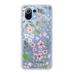 Botanical sweet flower heaven: Xiaomi Mi 11 Lite Transparant Hoesje