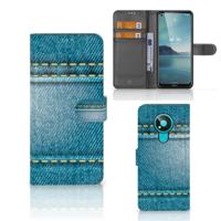 Nokia 3.4 | Wallet Case | met Pasjes | Jeans