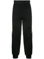 Versace pantalon de jogging à logo baroque - Noir - thumbnail