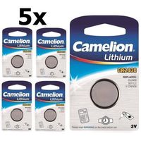 5 Stuks Camelion CR2430 3v lithium knoopcelbatterij - thumbnail