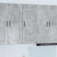 Keukenkast Kalmar Beton Grijs 40 x 31 x 100 cm Bewerkt hout