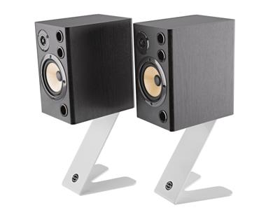 Konig & Meyer 26773 Table Monitor Z-Stand voor monitor-speakers (wit)