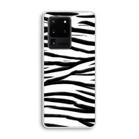 Zebra pattern: Samsung Galaxy S20 Ultra Transparant Hoesje Zebra pattern: Samsung Galaxy S20 Ultra Transparant Hoesje