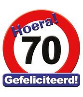 Huldeschild 70 jaar