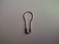 Veiligheidsspeld lampvormig 22mm vernick