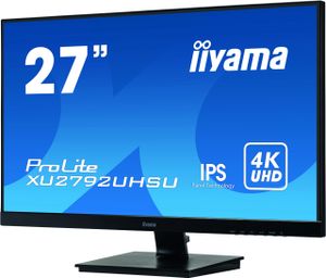 Iiyama XU2792UHSU-B1 LED-monitor Energielabel G (A - G) 68.6 cm (27 inch) 3840 x 2160 Pixel 16:9 4 ms Hoofdtelefoonaansluiting IPS LED