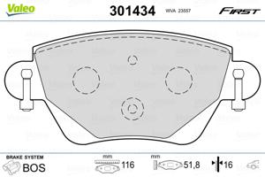 Valeo Remblokset 301434