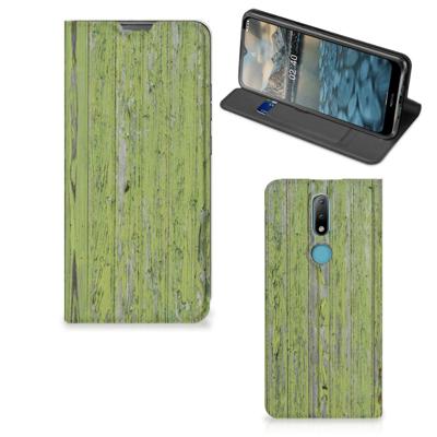 Nokia 2.4 Book | Wallet Case | Green Wood