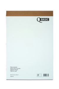 Flipoverpapier Qbasic 65x98cm 50 vel ongevouwen