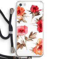 Roosjes: iPhone 5 / 5S / SE Transparant Hoesje met koord