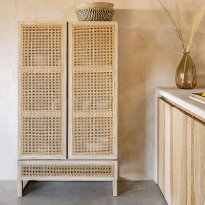 Kave Home Opbergkast 'Rexit' Webbing, 160 x 90cm