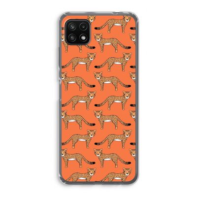 Cheetah: Samsung Galaxy A22 5G Transparant Hoesje