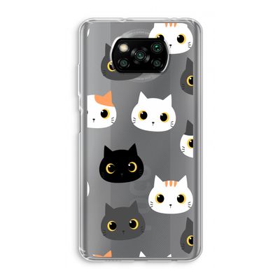 Katten: Xiaomi Poco X3 Pro Transparant Hoesje