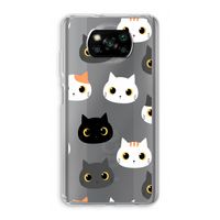 Katten: Xiaomi Poco X3 Pro Transparant Hoesje