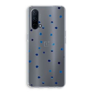 Blauwe stippen: OnePlus Nord CE 5G Transparant Hoesje