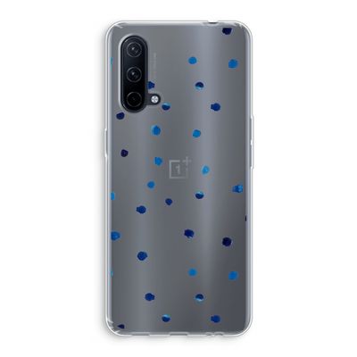 Blauwe stippen: OnePlus Nord CE 5G Transparant Hoesje