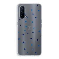 Blauwe stippen: OnePlus Nord CE 5G Transparant Hoesje