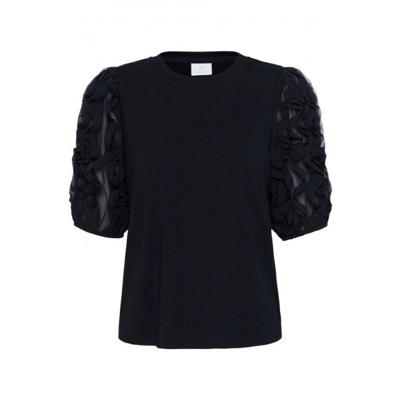 Kaffe - Zwart | unisex | Top | Zwart | M | regular | Kamst mode