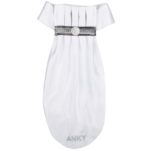 Anky Pleated Crown plastron wit maat:m