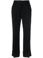 Nº21 pantalon de tailleur à coupe courte - Noir