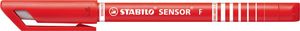 STABILO SENSOR fineliner, 0,3 mm, rood