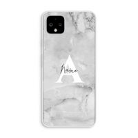 Ivory Marble: Pixel 4 XL Transparant Hoesje