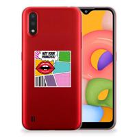 Samsung Galaxy A01 | Sillicone Back Cover | Popart Princess