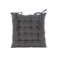 Stoelkussen 38x38 cm Antraciet - Annas collection Stoelkussen 38x38 cm Antraciet - Annas collection