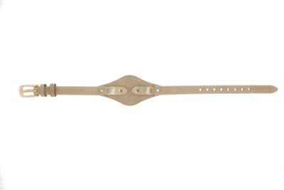 Horlogeband Fossil ES3262 / GEORGIA Onderliggend Leder Beige 7mm