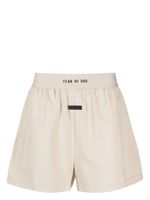 Fear Of God boxer en coton à taille logo - Tons neutres