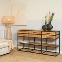 Dressoir Denver 160 cm | Mangohout en metaal STF-1028 - thumbnail