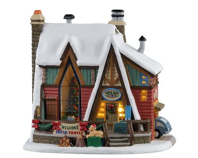 Mountain holiday reunion b/o led Kersthuisje LEMAX - Lemax Mountain holiday reunion b/o led Kersthuisje LEMAX - Lemax