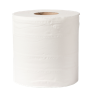 Poetspapier | 2-laags | 20cm | 100m | cellulose | wit | 6 stuks