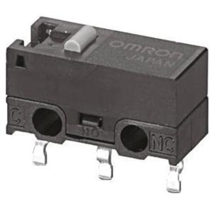 Omron D2F-T Microschakelaar 30 V/DC 2 A 1x aan/(aan) 1 stuk(s) Bag