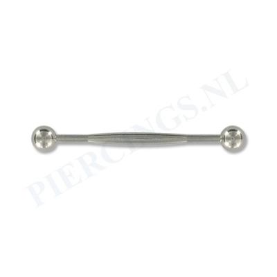Industrial barbell dikker midden 32 mm