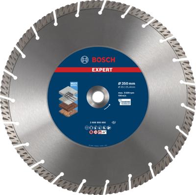 Bosch Accessoires Expert MultiMaterial diamantdoorslijpschijf 350 x 20/25,40 x 3,3 x 15 mm - 1 stuk(s) - 2608900666