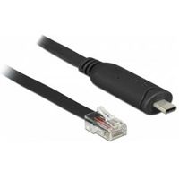 DeLOCK 63912 seriële kabel Zwart 2 m USB Type-C RJ45 - thumbnail