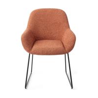 Jesper Home Kushi eetkamerstoel Amber Autumn slide black
