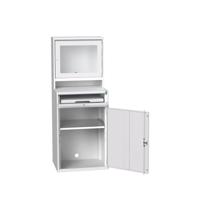 Bott Verso Computerkast | 650x550x1650mm | 1 Legbord | 1 Schuiflade | 1 Deur | RAL 7035 - 16928001.16