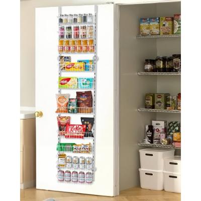 VEVOR Pantry Organizer Muurbevestigde 10-laags kruidenrekken Witte keuken