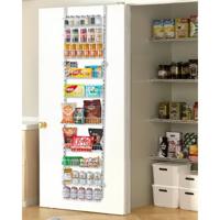 VEVOR Pantry Organizer Muurbevestigde 10-laags kruidenrekken Witte keuken