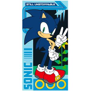 Sonic the Hedgehog Strandlaken Still Unstoppable - 70 x 140 cm - Polyester