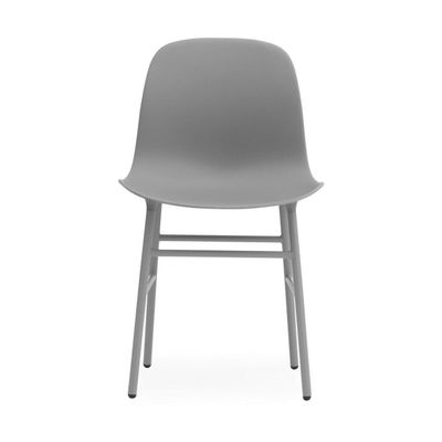 Normann Copenhagen Form eetkamerstoel Grey vierpoot staal