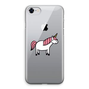 Eenhoorn: iPhone 8 Transparant Hoesje