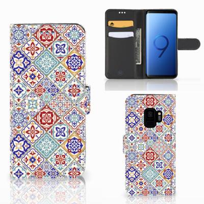 Samsung Galaxy S9 | Bookcase | Tiles Color