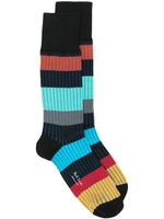 Paul Smith chaussettes à rayures - Noir