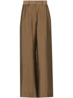 Cult Gaia pantalon Janine à coupe ample - Marron