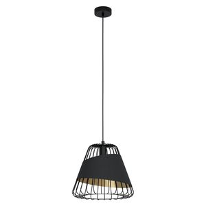 EGLO Austell hangende plafondverlichting Flexibele montage E27 Zwart, Goud