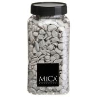 Mica Decorations decoratie steentjes - grijs - 1 kilo - 650ml - hobby steentjes